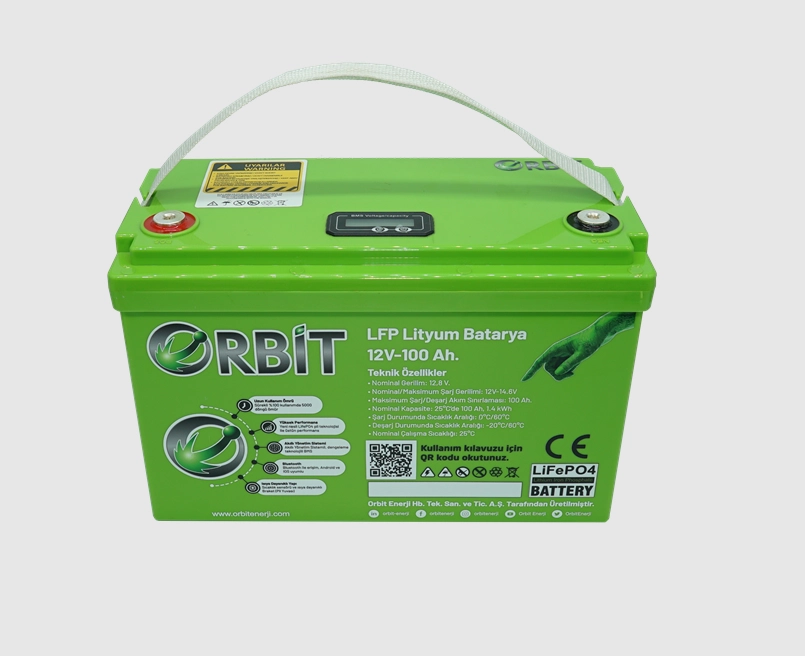 Orbit 100 Amper 12 Volt LifePo 4 Akü Abs Kasa