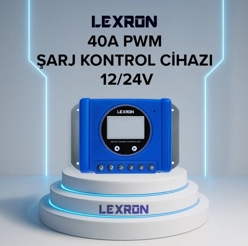 Lexron 40 Amper Pwm Şarj Kontrol Cihazı