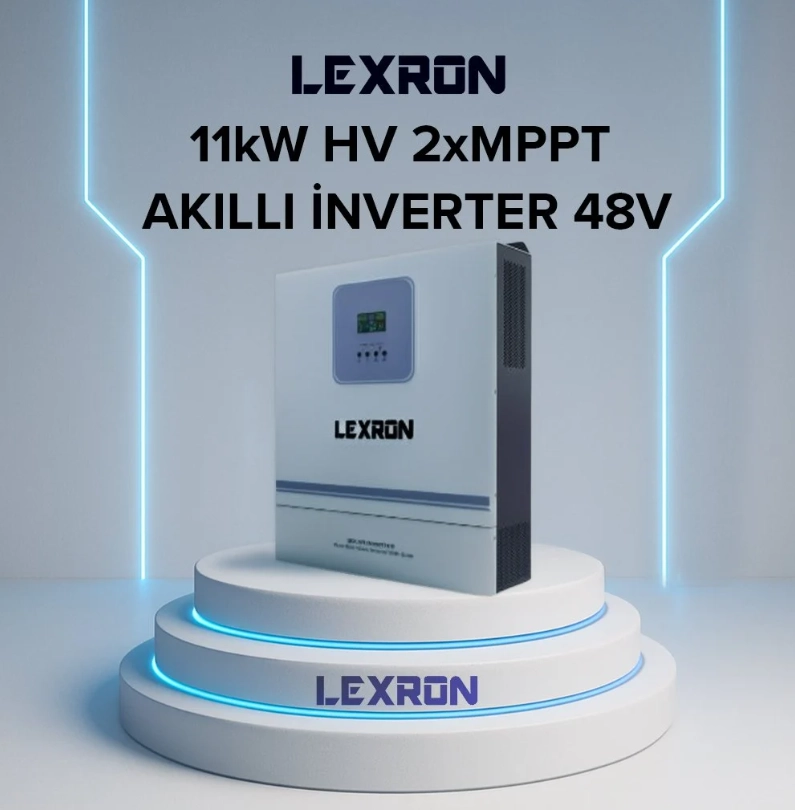 Lexron 11 Kw Mppt Akıllı İnverter Çift Mpptli Yeni Nesil 