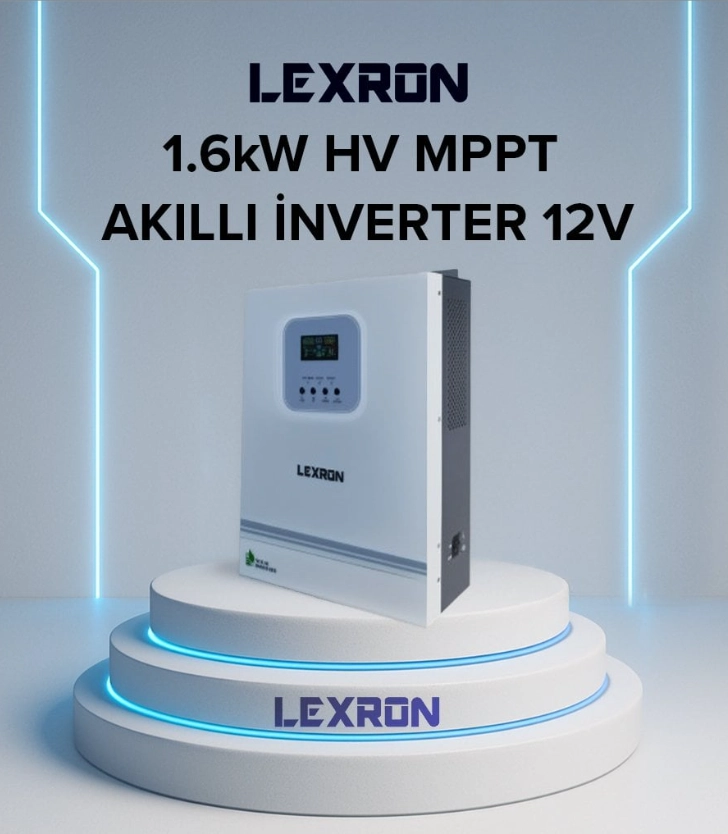 Lexron 1.6 Kw 12 Volt Mppt Akıllı İnverter