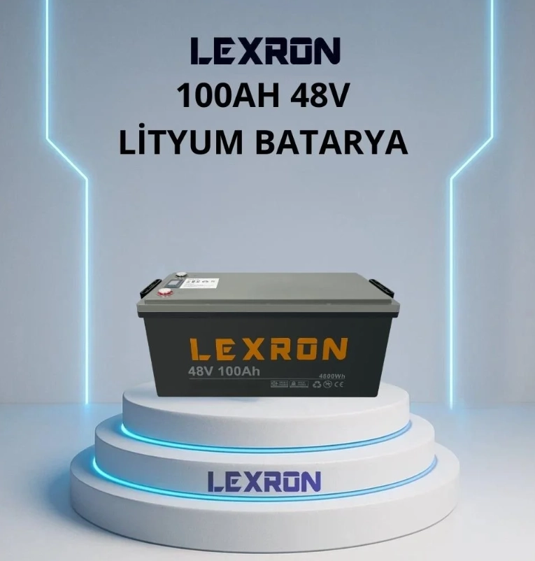 Lexron 100 Amper 48 Volt Lityum Akü