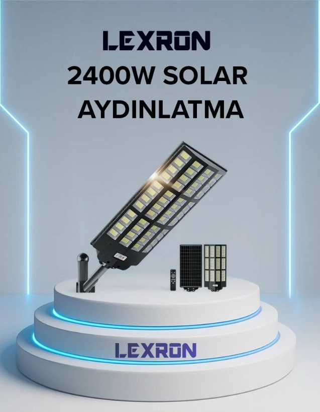 Lexron 2400 Watt Solar Aydınlatma