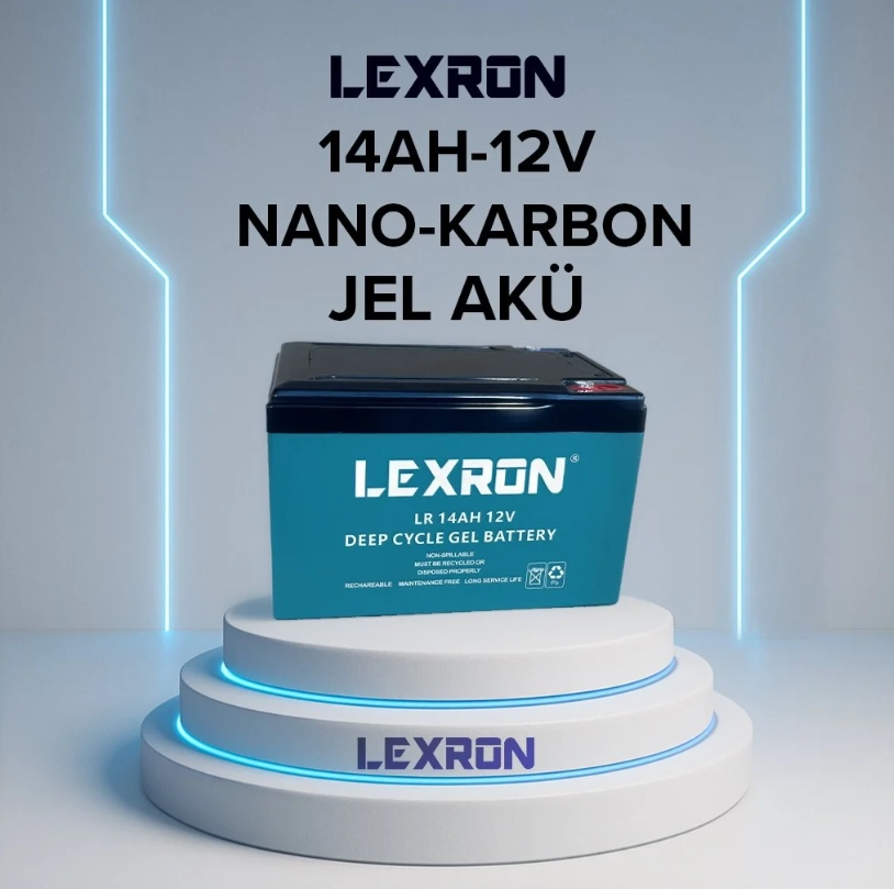 Lexron 14 amper 12 volt jel akü