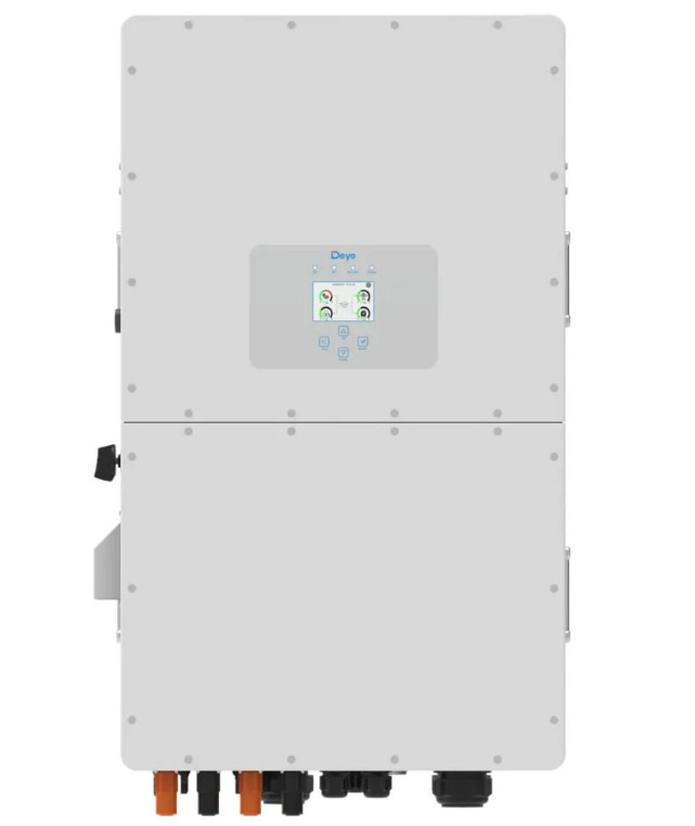 Deye Trifaze 80Kw High Volt Hibrit SG02HP3 -EU-EM6 Dual battery Solar İnvertör 160-1000Volt Hybrid 6 MPPT 12 String