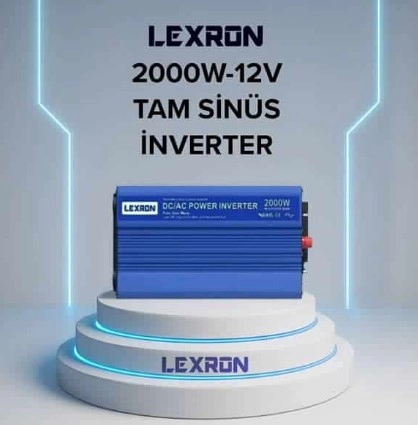 Lexron 2000 Watt 12 Volt Tam Sinüs UPS İnverter