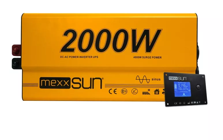 Mexxsun Tam Sinüs UPS (Remote Ekran) 12V 2000W