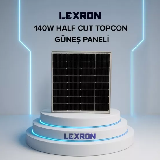 Lexron 140 Watt Half Cut Topcon Güneş Paneli