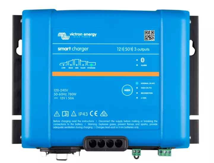 Victron Akü Şarj Cihazı Smart IP43 12V 50A Battery Charger (3 çıkış)