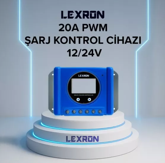 Lexron 20 Amper PWM Şarj Kontrol Cihazı