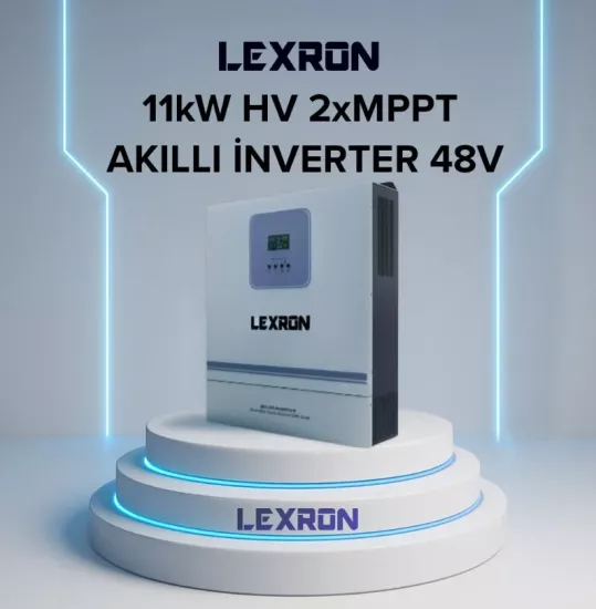 Lexron 11 Kw Mppt Akıllı İnverter Çift Mpptli Yeni Nesil 