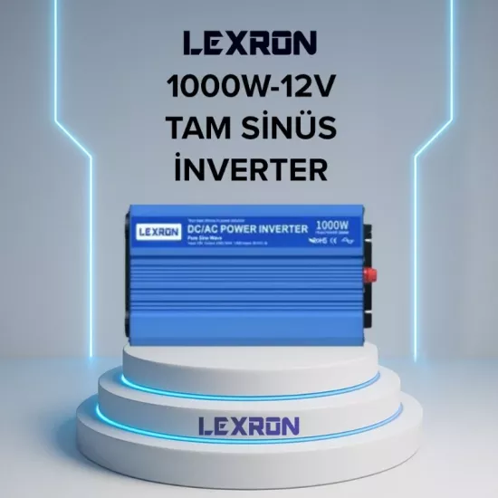 Lexron 1000 Watt 12 Volt Tam Sinüs İnverter