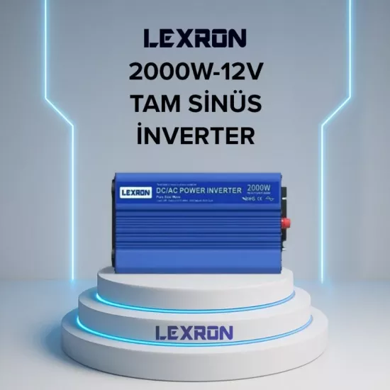 Lexron 2000 Watt 12 Volt Tam Sinüs İnverter