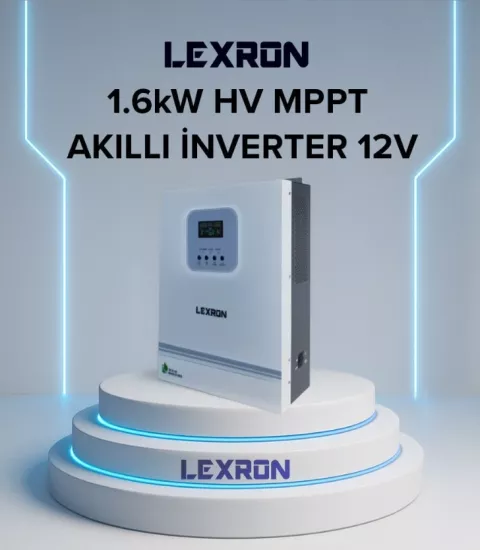 Lexron 1.6 Kw 12 Volt Mppt Akıllı İnverter