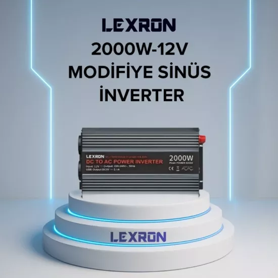 Lexron 2000 Watt 12 volt Modifiye Sinüs İnverter