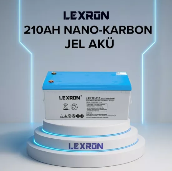 Lexron 210 Amper 12 Volt Jel Akü 20 Hr