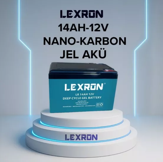 Lexron 14 amper 12 volt jel akü