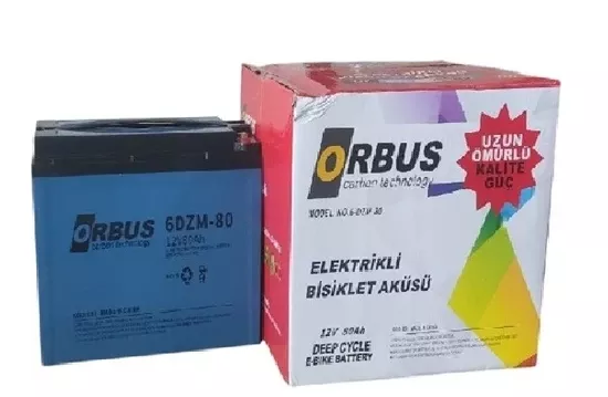 Orbus 80 Amper 12 Volt Jel Akü