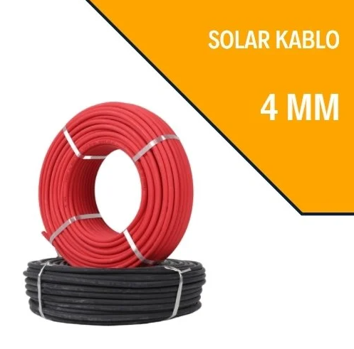 Solar Kablosu 4mm  Yanmaz 