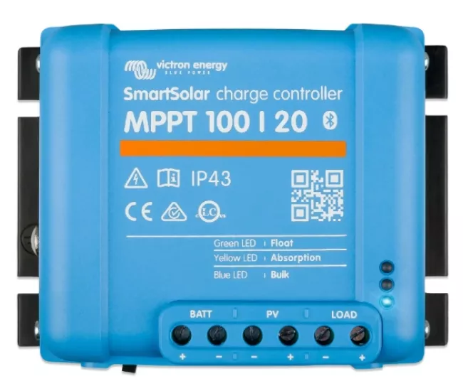Victron Solar Şarj Kontrol Cihazı SmartSolar MPPT 100/20 Charge Controller (SCC110020160R)
