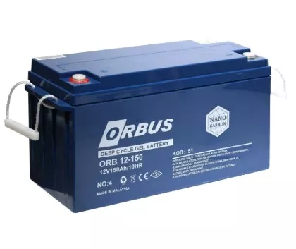 Orbus 150 Amper 12 Volt Jel Akü